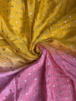 Exclusive Chinnon Sarees 2d Dyeing With Blouse (12)