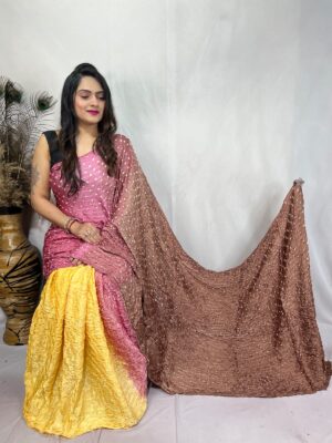 Pemium Modal Silk Allover Bandini Sarees (15)