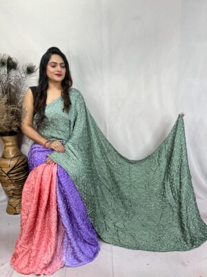 Pemium Modal Silk Allover Bandini Sarees (2)