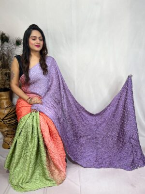Pemium Modal Silk Allover Bandini Sarees (5)