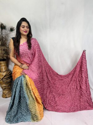 Pemium Modal Silk Allover Bandini Sarees (7)