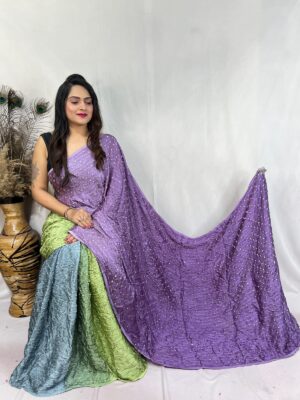 Pemium Modal Silk Allover Bandini Sarees (9)