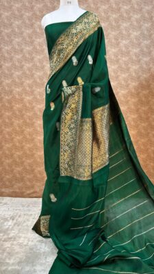 Pure Handloom Banarasi Raw Mango Silk Sarees (12)