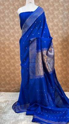 Pure Handloom Banarasi Raw Mango Silk Sarees (15)