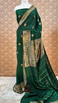 Pure Handloom Banarasi Raw Mango Silk Sarees (19)