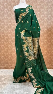 Pure Handloom Banarasi Raw Mango Silk Sarees (21)