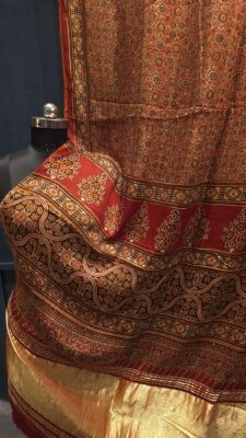 Pure Modal Gajji Silk Lagdi Patta Sarees (11)