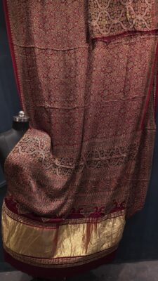 Pure Modal Gajji Silk Lagdi Patta Sarees (14)