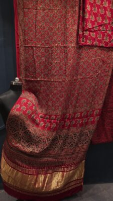 Pure Modal Gajji Silk Lagdi Patta Sarees (3)