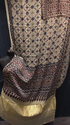 Pure Modal Gajji Silk Lagdi Patta Sarees (4)