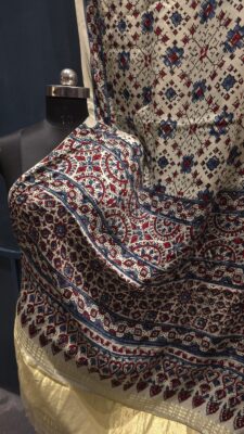 Pure Modal Gajji Silk Lagdi Patta Sarees (7)