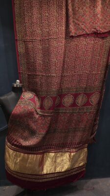 Pure Modal Gajji Silk Lagdi Patta Sarees (8)