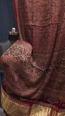 Pure Modal Gajji Silk Lagdi Patta Sarees (9)