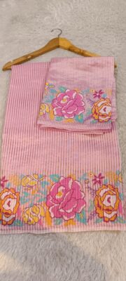 Pure Tissue Kora Embroidary Sarees (44)