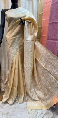 Tussar Silk Embroidary Ektara Sarees (9)