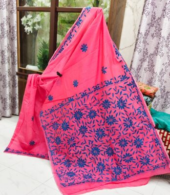 Chanderi Kathaiwari Embroidary Sarees (12)