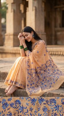 Chanderi Kathaiwari Embroidary Sarees (20)